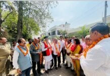 जानकीपुरम में विकास कार्यों का हुआ शिलान्यास