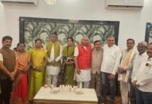 सीके वर्मा के भतीजी की शादी में पहुंचे विधायक