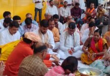 जानकीपुरम स्थित नहर रोड के चौड़ीकरण का शुभारम्भ
